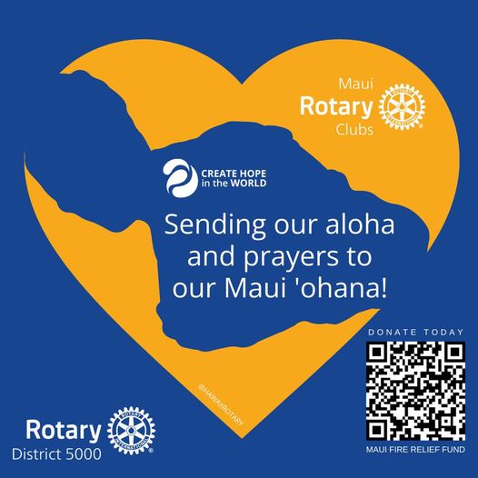 Maui Fire Relief through Rotary
